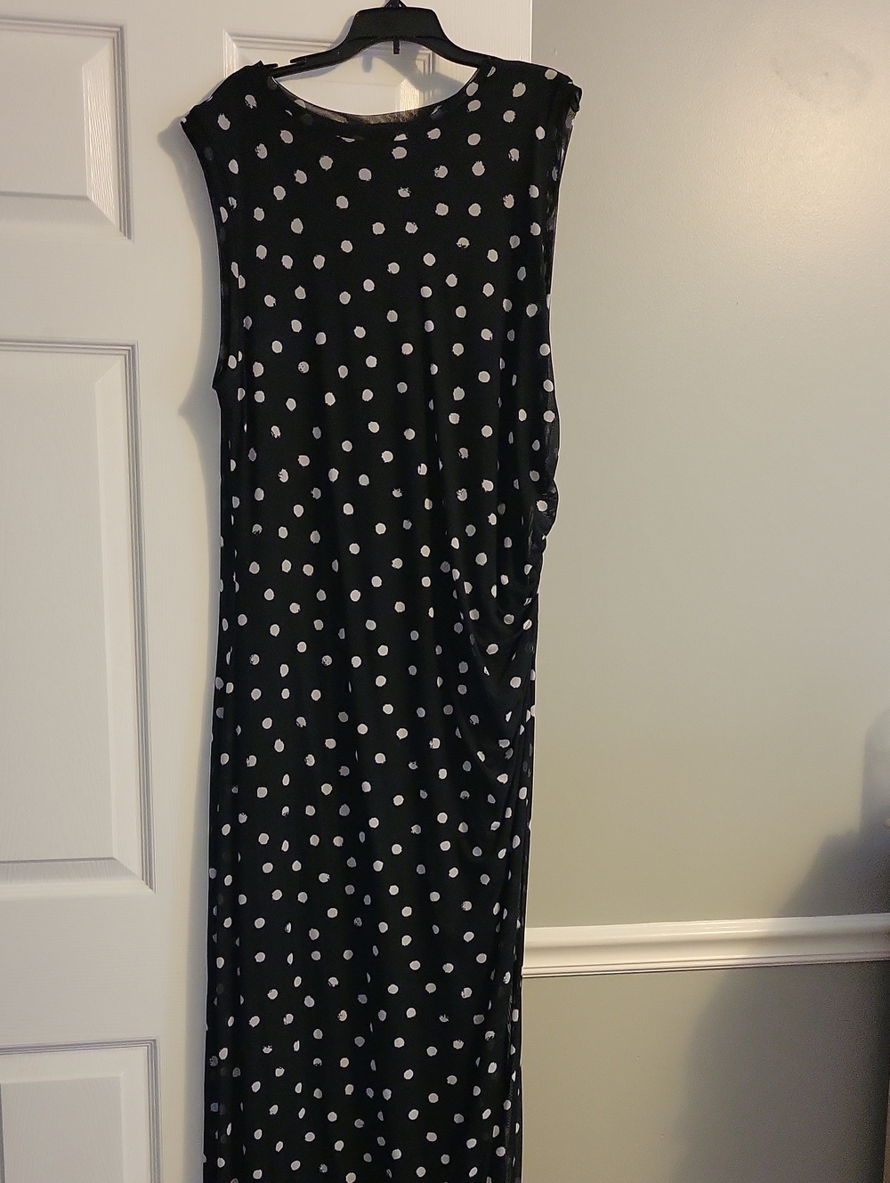 INC International Concepts Black Top with Label Detail